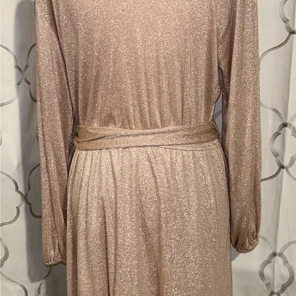 LC Lauren Conrad Shimmering Gold Dress - Picture 4 of 5